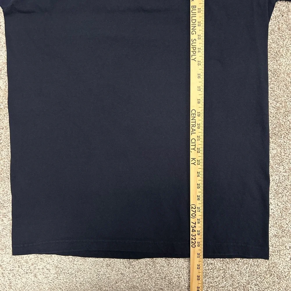 Vintage Polo Jeans Company Ralph Lauren Tshirt Men Size Medium Button Preppy - Picture 4 of 8